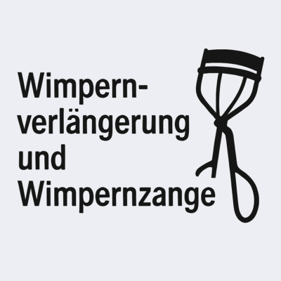 Wimpernverlängerung und Wimpernzange