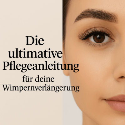 Pflegeanleitung wimpernverlängerung